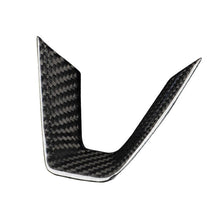 Load image into Gallery viewer, TESERT Dry Carbon Fiber Steering Wheel V-Cover for Model 3 Highland &amp; Y Juniper