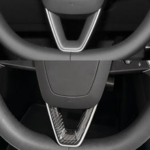 Load image into Gallery viewer, TESERT Dry Carbon Fiber Steering Wheel V-Cover for Model 3 Highland &amp; Y Juniper