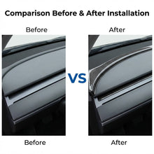 Load image into Gallery viewer, Dry Carbon Fiber Upper Dash Overlay for Model 3 / Y