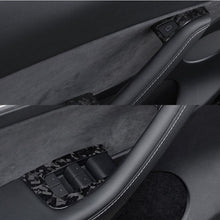 Load image into Gallery viewer, Dry Carbon Fiber Window &amp; Door Switch Covers for Model Y / Model 3（Left Hand Drive）