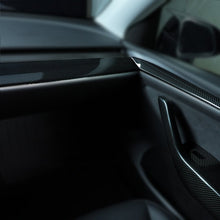Load image into Gallery viewer, Dry Carbon Fibre Door Armrest Covers for Tesla Model Y / Model Y Juniper