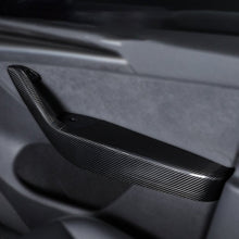 Load image into Gallery viewer, Dry Carbon Fibre Door Armrest Covers for Tesla Model Y / Model Y Juniper
