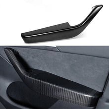 Load image into Gallery viewer, Dry Carbon Fibre Door Armrest Covers for Tesla Model Y / Model Y Juniper