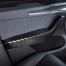 Load image into Gallery viewer, Dry Carbon Fibre Door Armrest Covers for Tesla Model Y / Model Y Juniper