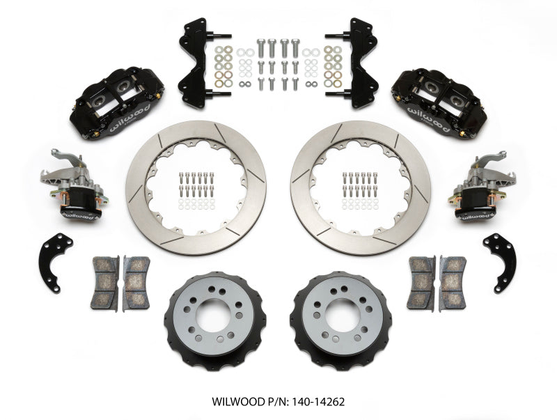 Wilwood Narrow Superlite 4R / MC4 Rear Kit 12.88 Currie Pro-Tour Unit Bearing Floater - 140-14262