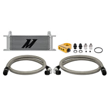 Load image into Gallery viewer, Mishimoto Universal Thermostatic Oil Cooler Kit 13-Row Silver - MMOC-U13TSL