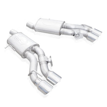 Load image into Gallery viewer, Stainless Works 2016-18 Cadillac CTS-V Sedan Axle Back System Dual-Mode Turbo Mufflers 4in Tips - CTSV16MKS-PC