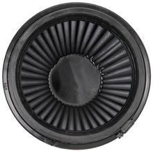 Load image into Gallery viewer, K&amp;N Universal Rubber Filter Round Tapered 6in Flange ID x 7.5in Base OD x 5.25in Top OD x 8in Height - RU-3101HBK