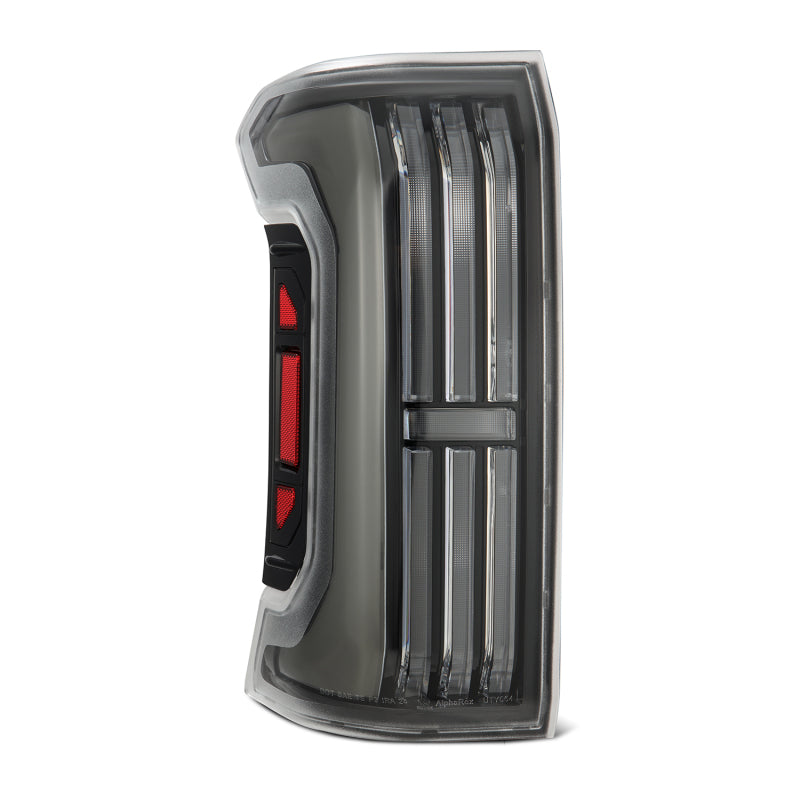 AlphaRex 24-25 Toyota Tacoma NOVA-Series LED Prismatic Tail Lights - Black - 679020
