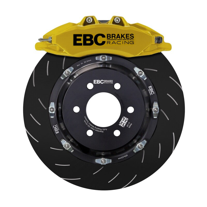 EBC Racing 2019+ BMW M235i (F44) Yellow 6 Piston Apollo Calipers 355mm Rotors Front Big Brake Kit - BBK039YEL-1