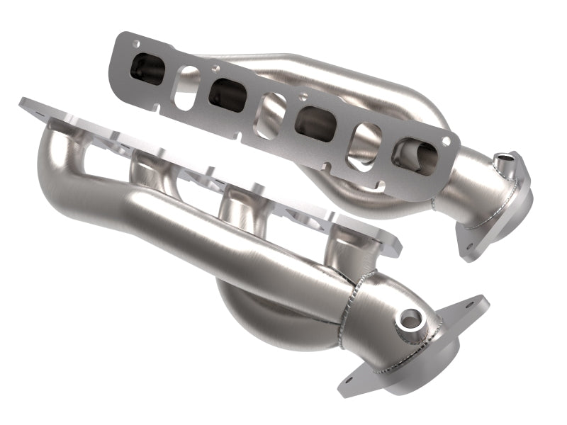 aFe Power Twisted Steel 304SS Shorty Header 2021 Ram 1500 TRX V8-6.2L (uncoated) - 48-32030