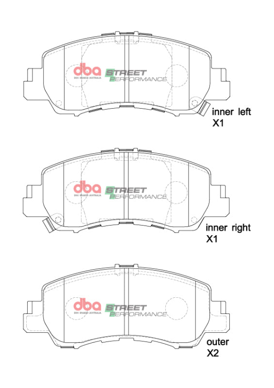 DBA 2017+ Mitsubishi Eclipse Cross SP Performance Front Brake Pads - DB15048SP