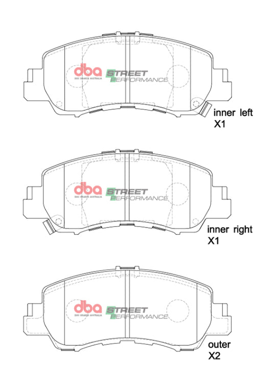 DBA 2017+ Mitsubishi Eclipse Cross SP Performance Front Brake Pads - DB15048SP
