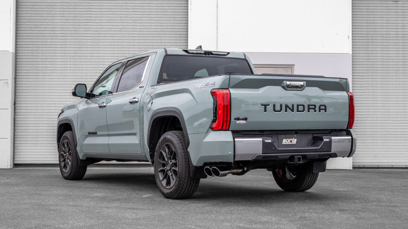 Borla 22-24 Toyota Tundra 3.4L V6 (Inc. Hyb.) Ext. Cab/STD Bed/145.7in WB ATAK Cat-Back - Chrome - 140940