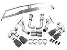 Load image into Gallery viewer, AWE Tuning 2020 Chevrolet Corvette (C8) Track Edition Exhaust - Quad Diamond Black Tips - 3020-43086