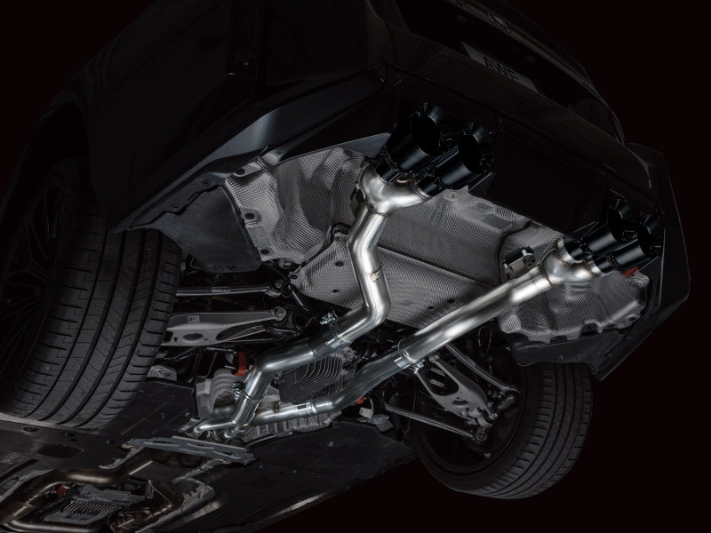 AWE Tuning 23-24 BMW G87 M2 Track Edition Exhaust - Diamond Black Tips - 3020-43487