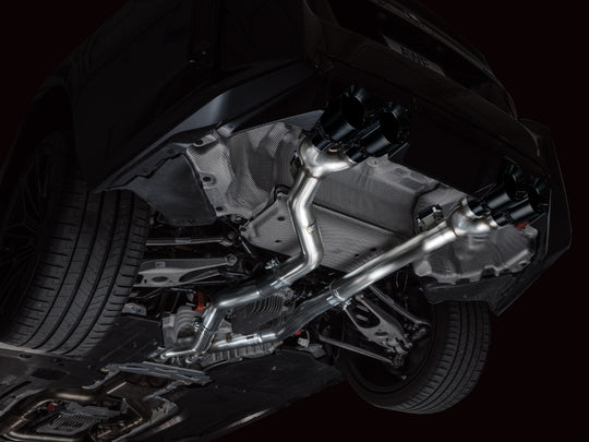AWE Tuning 23-24 BMW G87 M2 Track Edition Exhaust - Diamond Black Tips - 3020-43487