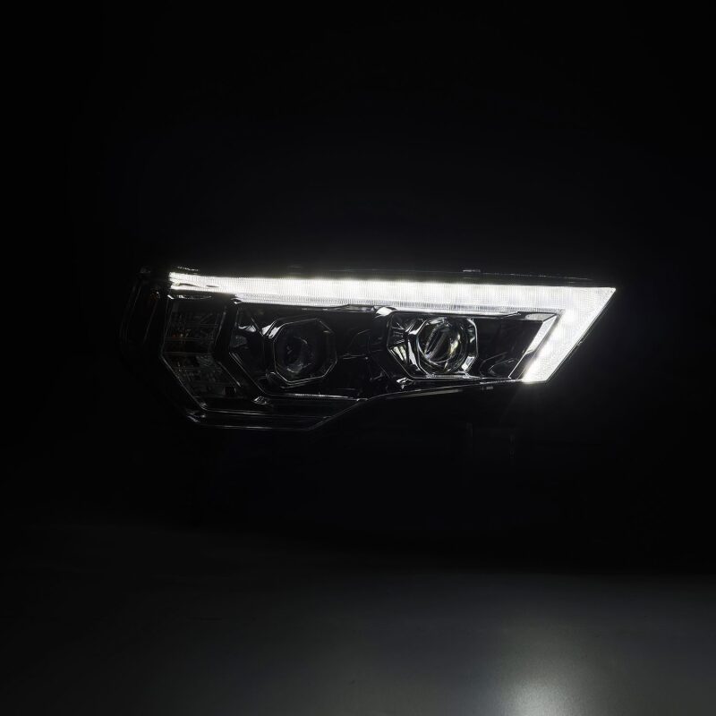 AlphaRex 14-22 Toyota 4Runner LUXX-Series LED Proj Headlights Chrome w/Actv Light & Seq. Sig + DRL - 880812