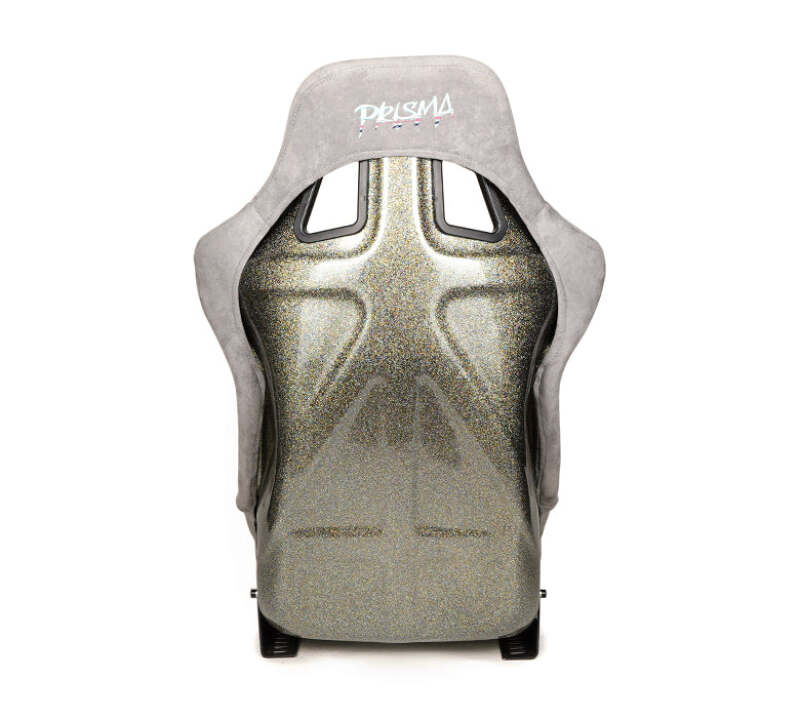 NRG FRP Bucket Seat ULTRA Edition - Large (Grey Alcantara/Pearlized Back) - FRP-302GY-ULTRA