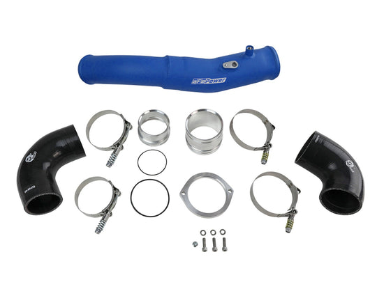 aFe 20-21 BMW Z4 M40i (G29) L6-3.0L (t) B58 BladeRunner 2-1/2in to 3in Hot-Side Charge Pipe - Blue - 46-20408-L