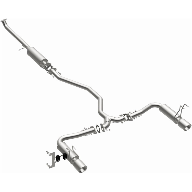 MagnaFlow 16-18 Honda Civic L4 2.0L Street Series Cat-Back Exhaust w/ Polished Tips - 19313