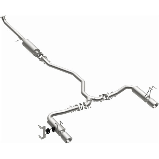 MagnaFlow 16-18 Honda Civic L4 2.0L Street Series Cat-Back Exhaust w/ Polished Tips - 19313