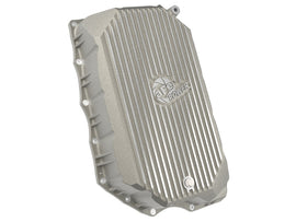 aFe GM Diesel Trucks 20-25 V8-6.6L L5P POWER Street Series Transmission Pan Raw w/ Machined Fins - 46-71380A