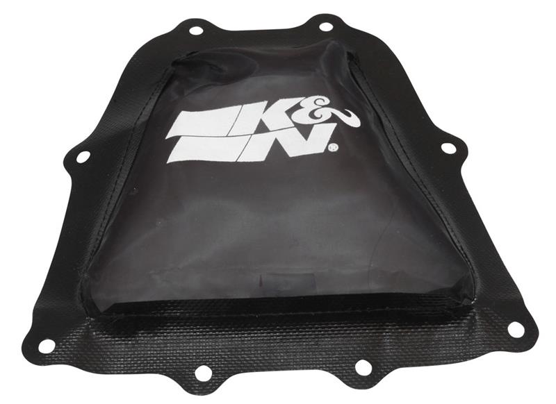 K&N Drycharger Wrap Black 7.313in L 7.25in W 1.313in H - YA-4514DK