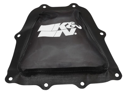 K&N Drycharger Wrap Black 7.313in L 7.25in W 1.313in H - YA-4514DK