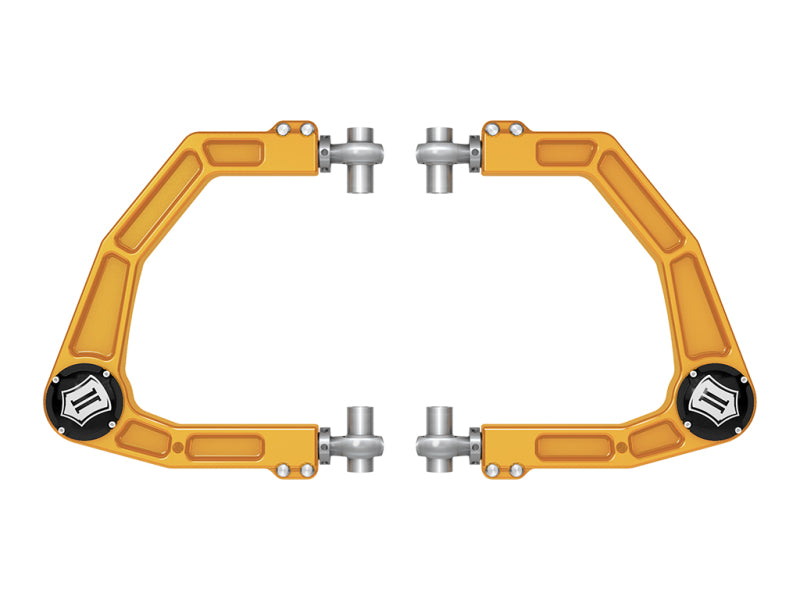 ICON 2024 Toyota Tacoma Billet Upper Control Arm w/ Delta Joint Pro - Gold Anodized - 58552GDJ