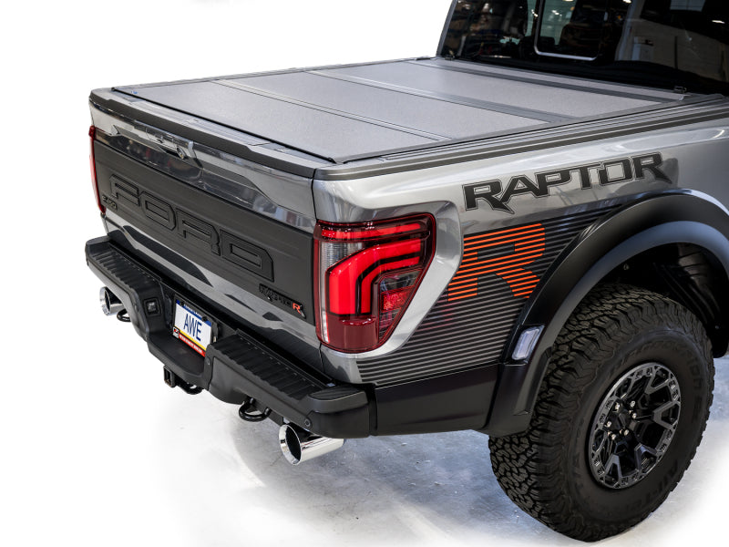 AWE Tuning Gen 3 Raptor R SwitchPath Exhaust - Chrome Silver Tips - 3025-32852