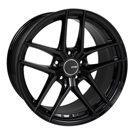 Enkei TY5 19x8.5 5x112 42mm Offset 72.6mm Bore Black Wheel - 498-985-4442BK