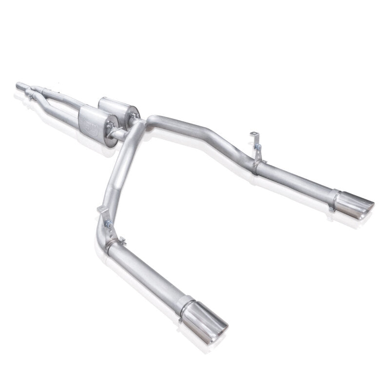 Stainless Works Chevy Silverado/GMC Sierra 2007-16 5.3L/6.2L Exhaust Y-Pipe Under Bumper Exit - CT14CBUBY