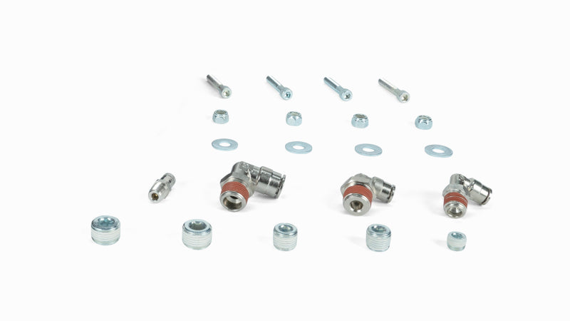 Air Lift 28in FLO Tank w/ Viair 444c Compressor (Incl. Fittings & Tank Mounting Hardware) - 27764