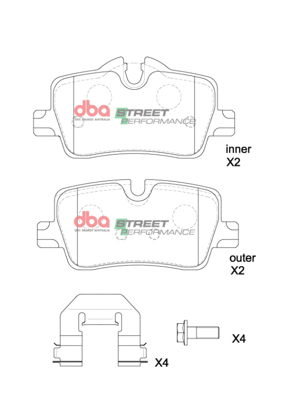 DBA 2021+ BMW 420i SP Performance Rear Brake Pads - DB15191SP