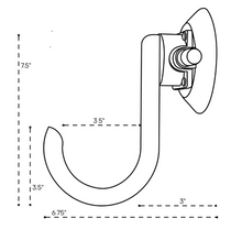 Load image into Gallery viewer, SeaSucker Utility Hook - White - MB5719W-6