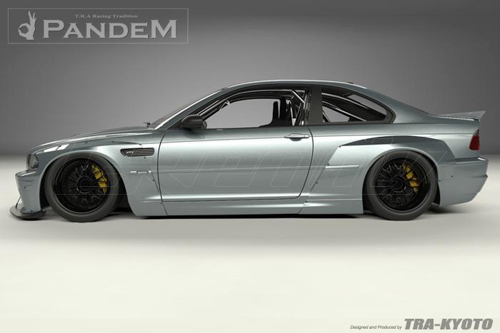 GReddy 99-06 BMW E46 Coupe Pandem Wide Body Rear Fenders (SPECIAL ORDER) - 17090224