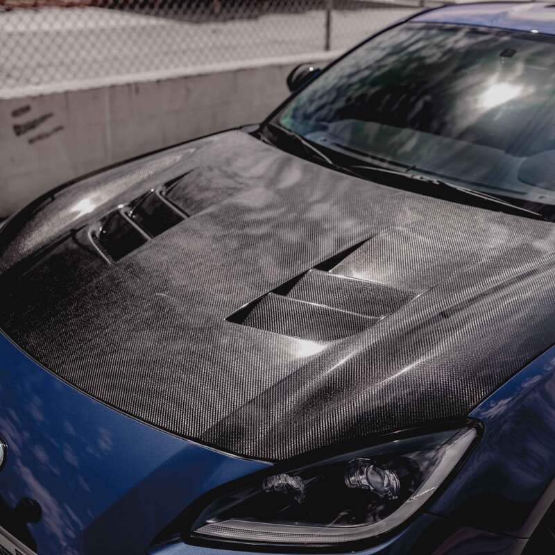Seibon 2022 Toyota GR86/Subaru BRZ TS-Style Carbon Fiber Hood - HD22TY86-TS