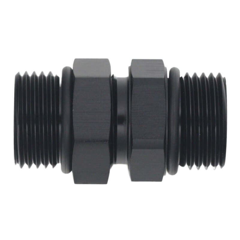 DeatschWerks 10AN ORB Male to 10AN ORB Male Swivel Adapter - Anodized Matte Black - 6-02-0421-B