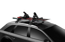 Load image into Gallery viewer, Thule SnowPack M Ski/Snowboard Rack - Black (Up to 4 Pair Skis/2 Snowboards) - 732412