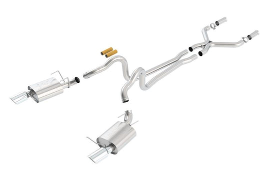 Borla 13-14 Mustang GT/Boss 302 5.0L V8 RWD Single Split Rear Exit ATAK Catback Exhaust - 140516