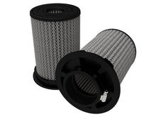 Load image into Gallery viewer, aFe MagnumFLOW Air Filters 3in F x 5-1/2in B x 5-1/4in T (Inverted) x 8in H - Pair - 20-91203DM