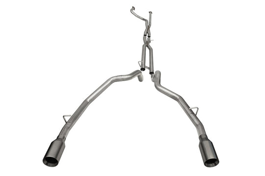 Corsa 2021-2024 Dodge Ram TRX Crew Cab Baja Catback Exhaust Dual Rear Gunmetal Tip - 21190GNM