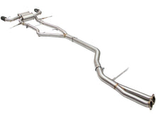 Load image into Gallery viewer, aFe MACHForce XP SS-304 Black Tip 3.0in-2.5in Dia Cat Back Exhaust 11-13 BMW 335i (E90/E92) 3.0L - 49-36328-B