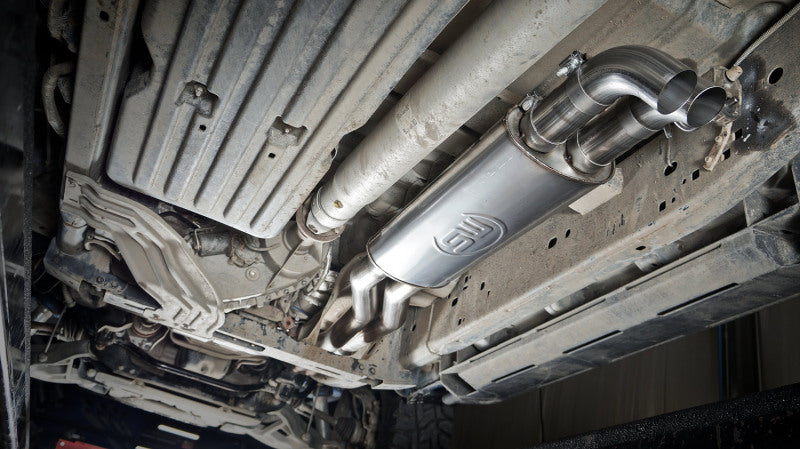 Stainless Works 2011-14 Ford F-150 Raptor Exhaust X-Pipe Resonator Dump In Front Of Rear Axle - FTR10CBDP