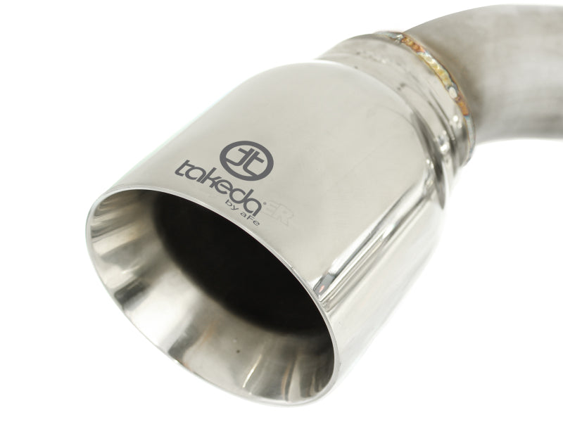 aFe Takeda 2.5inch SS Exhaust Cat-Back 09-13 Nissan 370Z V6 3.7L Polished Tips - 49-36107