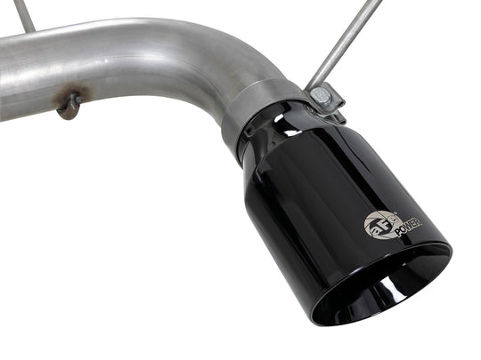 aFe Large Bore HD 3in 304 SS Cat-Back Exhaust w/ Black Tips 14-19 Jeep Grand Cherokee (WK2) V6-3.6L - 49-38078-B