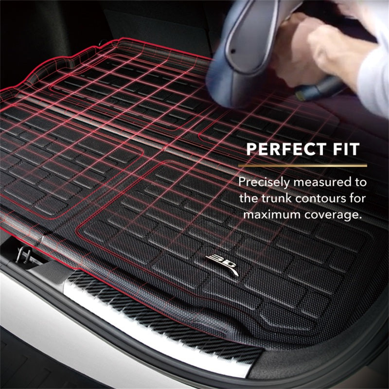 3D Maxpider 2022-2026 Audi Q4 e-tron Kagu Cargo Liner - Black - M1AD0801309