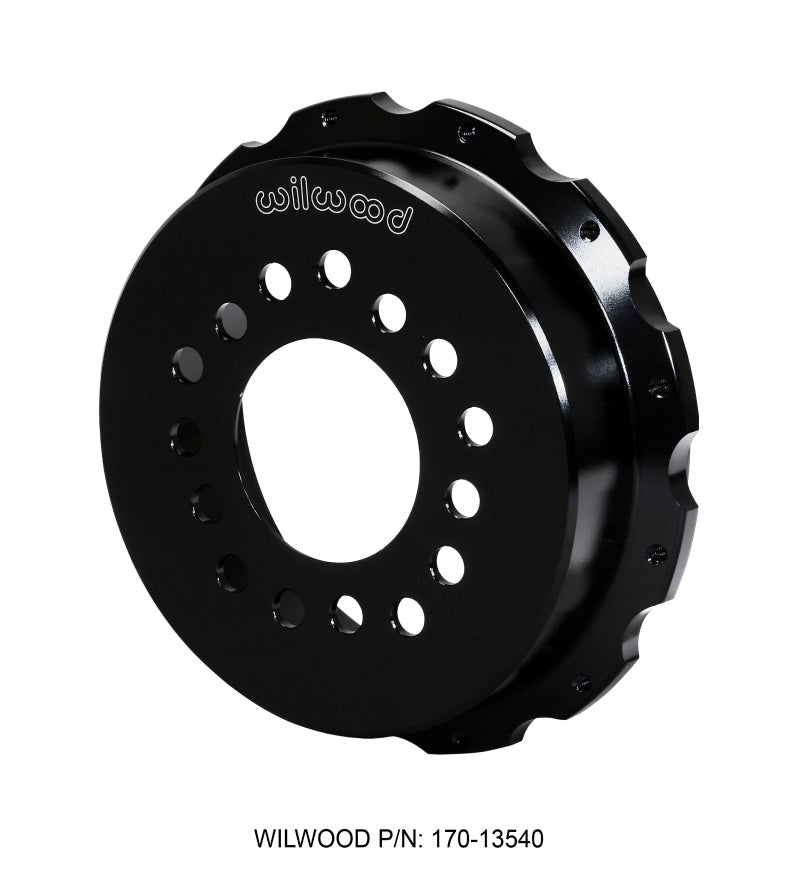 Wilwood Hat-Park Brake 1.95in Offset - Aluminum Multi-5 Lug - 12 on 8.75in - 170-13540