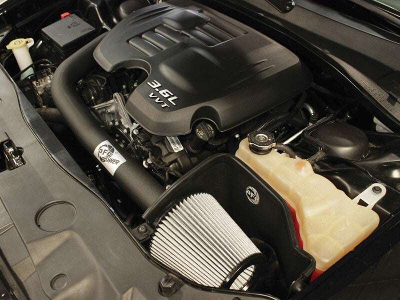 aFe MagnumFORCE Intakes Stage-2 Pro DRY S 11-13 Dodge Challenger/Charger/Chrysler 300 V6 3.6L (blk) - 51-12152-B